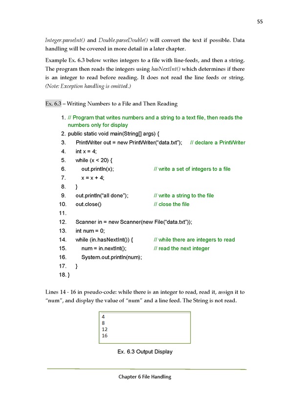 Java Programming: Basics to Advanced Concepts Advanced Programming Workshop - Page 55